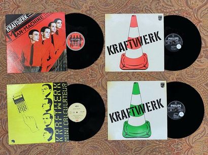 Pop rock kraut 4 disques (3 x 33 T et 1 x maxi 45 T) - Kraftwerk

1er et 2e albums...