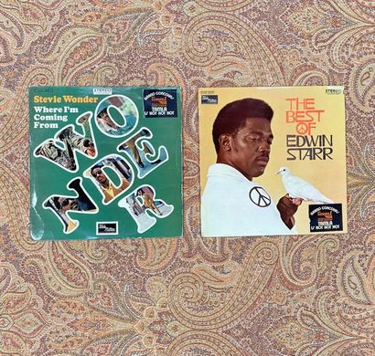Soul, Rythm and Blues 2 x Lps - Stevie Wonder et Edwin Starr

"Europe 1 Tamla Motown"...