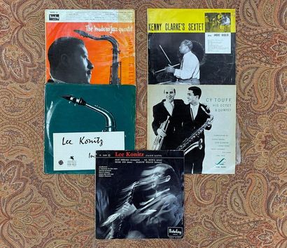 JAZZ 5 disques 33 T - Jazz, dont Leekonitz, Modern Jazz Quartet, Kenny Clarke et...
