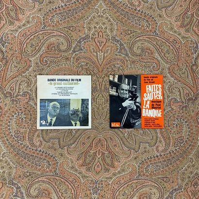 BOF 2 disques Ep - Bandes originales des films "Le Grand Restaurant" et "Faites sauter...
