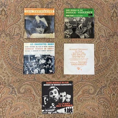 BOF 5 disques Ep/45 T - Bandes originales de films de Georges Garvarentz

VG+ à EX;...