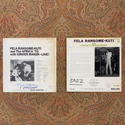 Musique du Monde-Afrique 2 disques 33 T - Fela Ransome Kuti

VG à EX (écriture au...