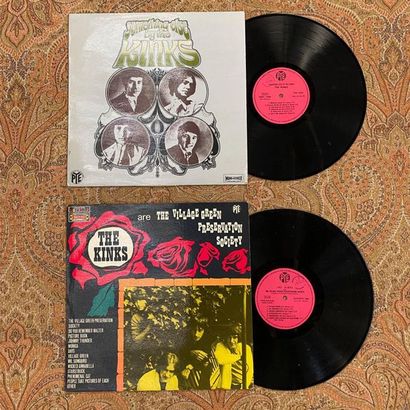POP ROCK 2 disques 33 T - The Kinks

Pressages français originaux 

VG+ à EX (écriture...