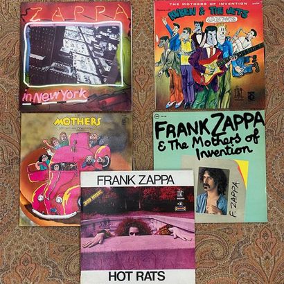 POP ROCK 5 disques 33 T - Frank Zappa/Mothers of Invention
Pressages originaux français
VG+...