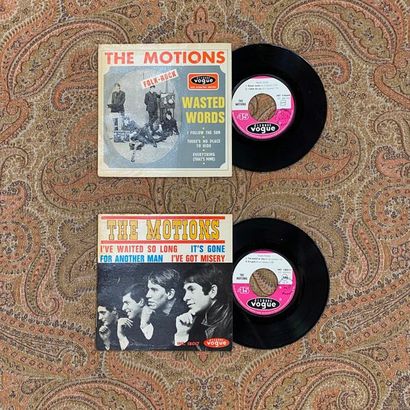 POP ROCK 2 disques Ep - The Motions

VG+ à EX; VG+ à EX 

Garage/Folk Rock 60's
