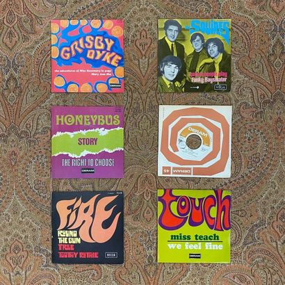 POP ROCK 6 disques 45 T - Psyché/Mod/Freakbeat anglaise

VG+ à EX (écritures au dos);...