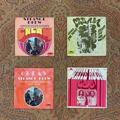 POP ROCK 4 disques Ep/45 T - Cream (avec Eric Clapton)

VG+ à EX; VG+ à EX 