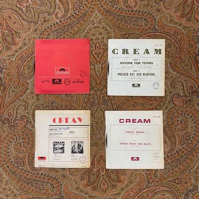 POP ROCK 4 x Ep/7'' - Cream (with Eric Clapton)

VG+ to EX; VG+ to EX