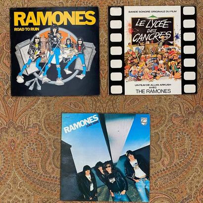 PUNK 3 disques 33 T - The Ramones, dont "le Lycée des cancres" (pochette française)

Originaux...