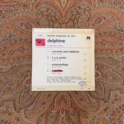 BOF 1 disque Ep - Bande originale du film "Delphine" de Roland Vincent

VG+ (écriture...