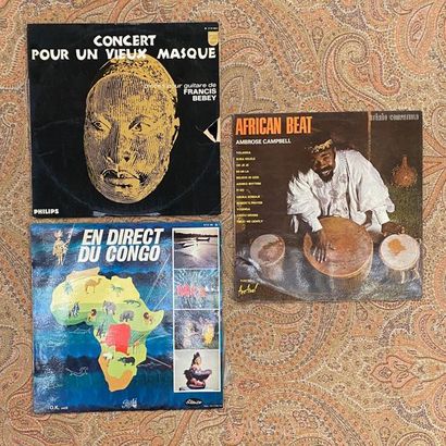 MUSIQUE DU MONDE 3 disques 33T - Musique africaine

G à EX (pochette déchirée sur...