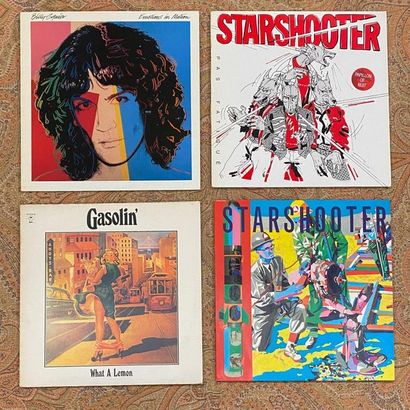 Pochette dessinée 4 x Lps - Drawned Covers, including Andy Warhol and Kiki Picasso

VG+...
