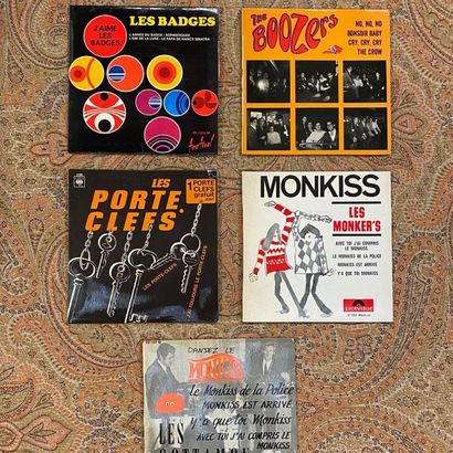 FRANCAIS 5 x Eps - 60's Bands

VG+ to EX; VG+ to EX

Psych/Mod/Beat