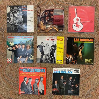 FRANCAIS 8 x 7'' - 60's Rock Bands

VG+ to EX; VG+ to EX