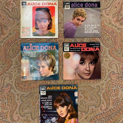 FRANCAIS 5 disques Ep - Alice Dona

VG+ à EX; VG+ à EX

60's