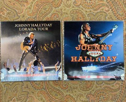 Johnny HALLYDAY 2 disques laser - Johnny Hallyday, "Lorada Tour" et "Welcome destination...