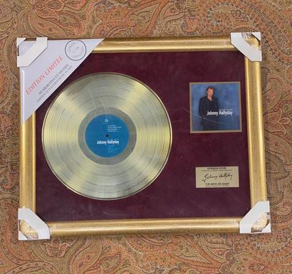 Johnny HALLYDAY Disque d'or "Ce que je sais"

Edition limitée commercialisée