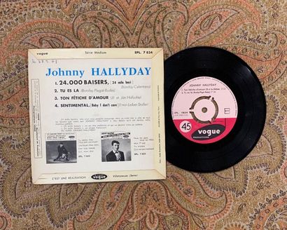 Johnny HALLYDAY 1 x Ep - Johnny Hallyday "24000 baisers"

EPL7834, Vogue

VG+ (writing);...