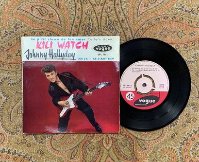 Johnny HALLYDAY 1 disque Ep - Johnny Hallyday "Kili Watch"

EPL7812, Vogue

VG+_EX;...