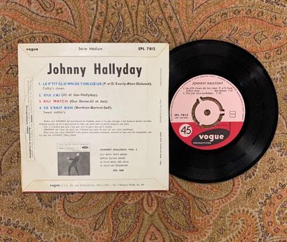Johnny HALLYDAY 1 disque Ep - Johnny Hallyday "Kili Watch"

EPL7812, Vogue

VG+_EX;...