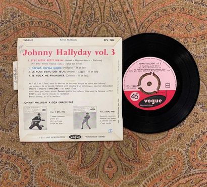 Johnny HALLYDAY 1 disque Ep - Johnny Hallyday "vol.3"

EPL7800, Vogue

VG+_EX; EX...