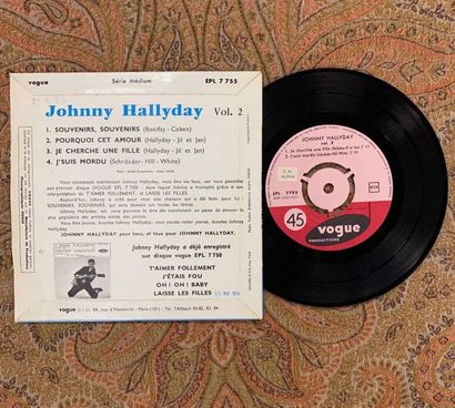 Johnny HALLYDAY 1 disque Ep - Johnny Hallyday "vol.2"

EPL7755, Vogue

EX; EX (c...