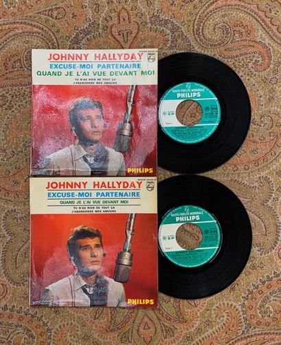 Johnny HALLYDAY 2 disques Ep - Johnny Hallyday "Excuse-moi partenaire"

43830,Philips

VG...