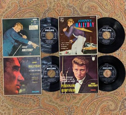 Johnny HALLYDAY 4 disques Ep - Johnny Hallyday

Philips

Pressages espagnols

VG+...