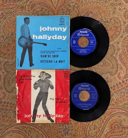 Johnny HALLYDAY 2 disques 45 T - Johnny Hallyday

Pressages italiens

G à VG (déchirure,...
