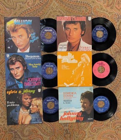 Johnny HALLYDAY 6 disques 45 T - Johnny Hallyday

Pressages italiens

VG+ à EX; VG+...