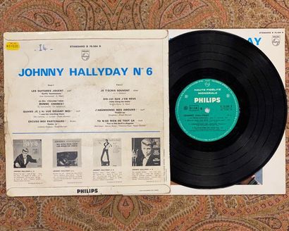 Johnny HALLYDAY 1 disque 25 cm - Johnny Hallyday "Johnny Hallyday, n° 6" + encart

B76584,...