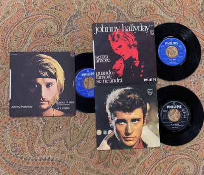 Johnny HALLYDAY 3 disques 45 T - Johnny Hallyday

Pressages italiens

VG+ à EX; VG...