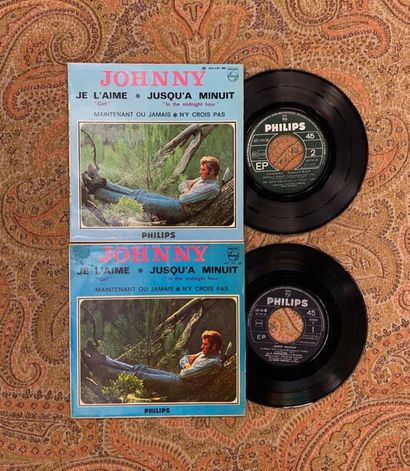 Johnny HALLYDAY 2 disques Ep - Johnny Hallyday "Je l'aime"

437191BE, Philips

Dont...