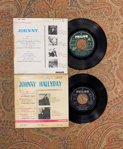 Johnny HALLYDAY 2 x Eps - Johnny Hallyday "Je l'aime"

437191BE, Philips

1 x Spanish...