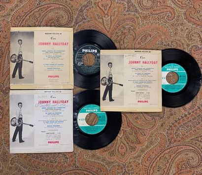 Johnny HALLYDAY 3 disques Ep - Johnny Hallyday "Il faut saisir sa chance"

432592BE,...