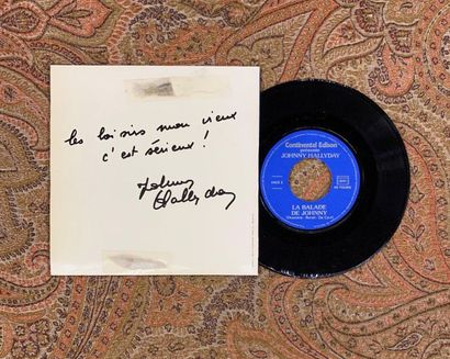 Johnny HALLYDAY 1 disque 45 T promo - Johnny Hallyday 

Continental Edison

VG (scotch...