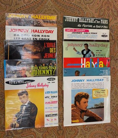 Johnny HALLYDAY 11 disques 25 cm - Johnny Hallyday 

Rééditions numerotée et non...