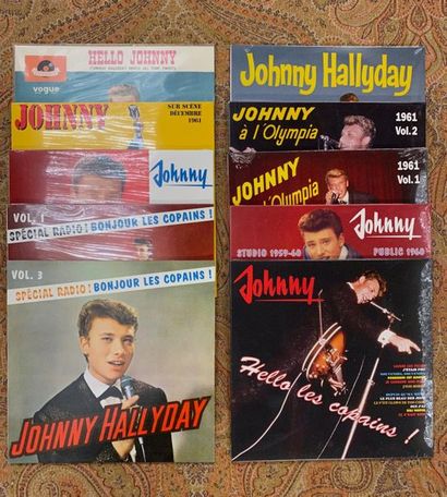 Johnny HALLYDAY 10 disques 25 cm - Johnny Hallyday 

NM à M; NM à M
