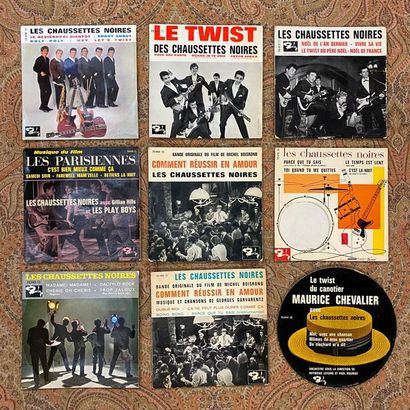 EDDY MITCHELL 9 disques Ep - Les Chaussettes Noires (Eddy Mitchell)

VG à EX; VG...