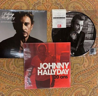 Johnny HALLYDAY 3 disques 25 cm, dont 1 x picture disc - Johnny Hallyday 

NM à M;...