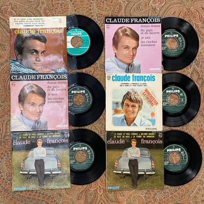 CLAUDE FRANCOIS 22 disques Ep/45 T - Claude François

VG à EX; VG à EX

Variantes...