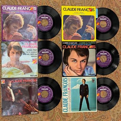 CLAUDE FRANCOIS 18 disques Ep/45 T - Claude François

Philips Fleche

VG à EX; VG...