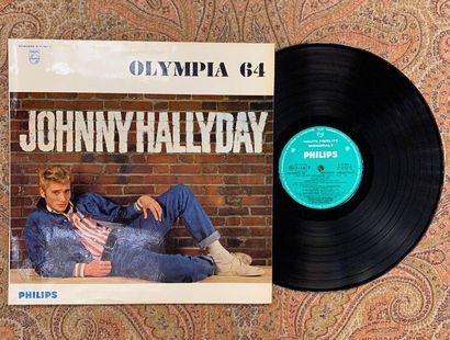 Johnny HALLYDAY 1 disque 33 T - Johnny Hallyday "Olympia 64"

B77987L, Philips, label...