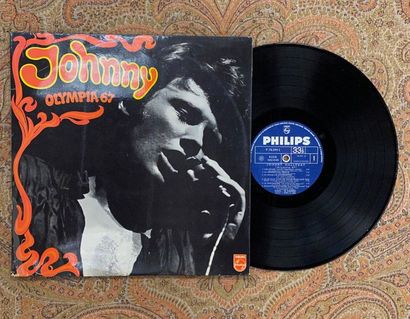 Johnny HALLYDAY 1 disque 33 T - Johnny Hallyday "Olympia 67"

P70399L, Philips, label...