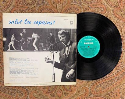 Johnny HALLYDAY 1 disque 33 T - Johnny Hallyday "Salut les copains"

B77374L, Philips,...