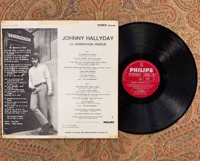 Johnny HALLYDAY 1 disque 33 T - Johnny Hallyday "La génération perdue"

840586BY,...