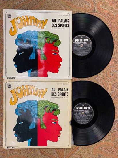 Johnny HALLYDAY 2 disques 33 T - Johnny Hallyday "Au Palais des sports"

844721BY,...