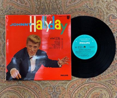 Johnny HALLYDAY 1 x 10 '' - Johnny Hallyday "Johnny Hallyday, n° 2" 

B76547, Philips

EX;...