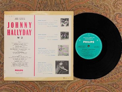 Johnny HALLYDAY 1 x 10 '' - Johnny Hallyday "Johnny Hallyday, n° 2" 

B76547, Philips

EX;...