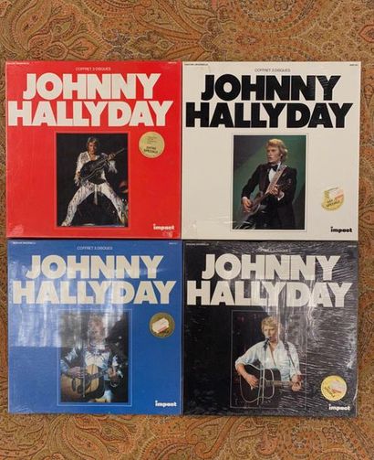 Johnny HALLYDAY 4 x boxes (Lps) - Johnny Hallyday, "Impact" series

M; M (new, p...
